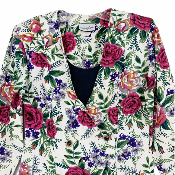 Vintage Floral Blazer by Breakin’ Loose- Made in the USA - Picture 2 of 16